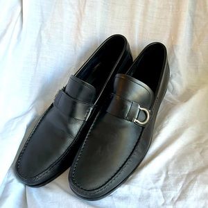 Ferragamo Black Italian Loafer